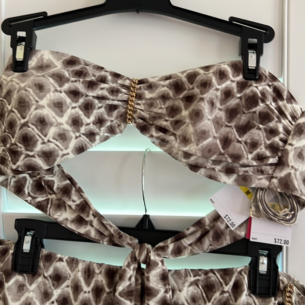 Vince Camuto Swimsuit and Kenneth Cole Maxi Dress Coverup - Picture 3 of 11